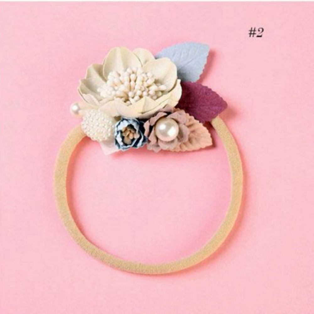 BABY FLORAL HEADBAND 0-3YEARD